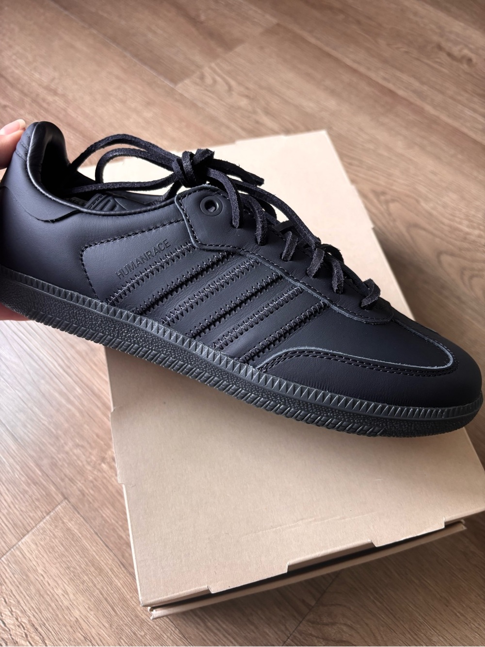 adidas Samba x Pharrell Humanrace Sneakers Charcoal size M6/W7